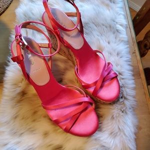 AuthenticNWOT PRADA Wedge Sandal Heels